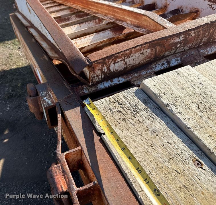 image for item EG7962 2012 Belshe BDT25 equipment trailer