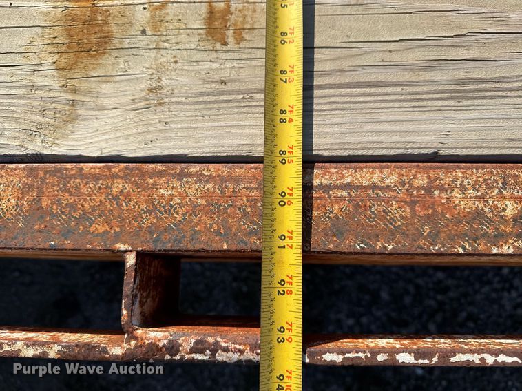 image for item EG7962 2012 Belshe BDT25 equipment trailer