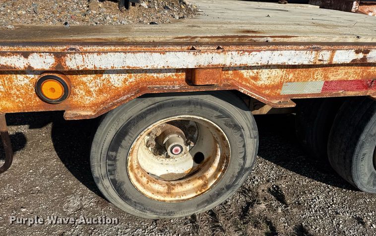 image for item EG7962 2012 Belshe BDT25 equipment trailer