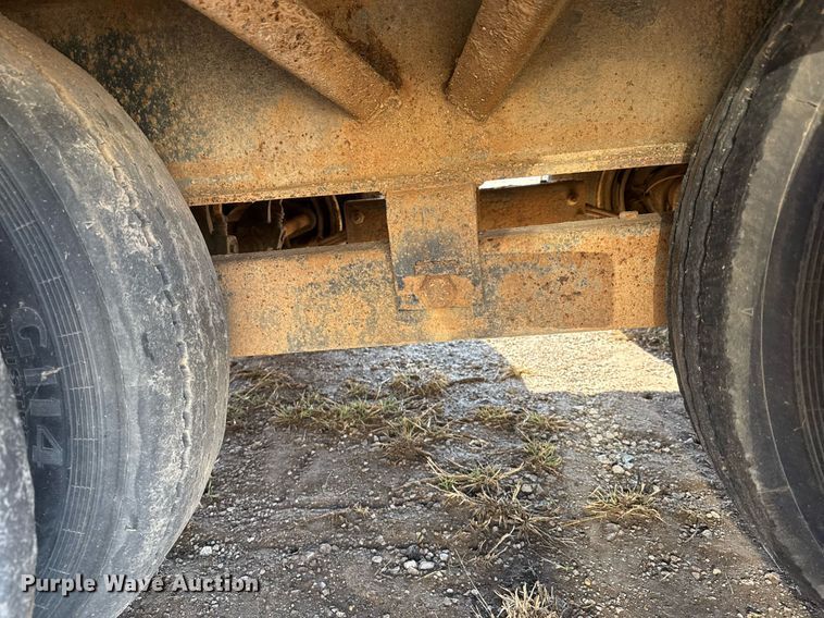 image for item EG7962 2012 Belshe BDT25 equipment trailer