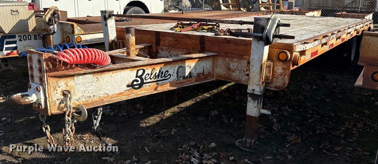 image for item EG7964 2012 Belshe BDT25 equipment trailer