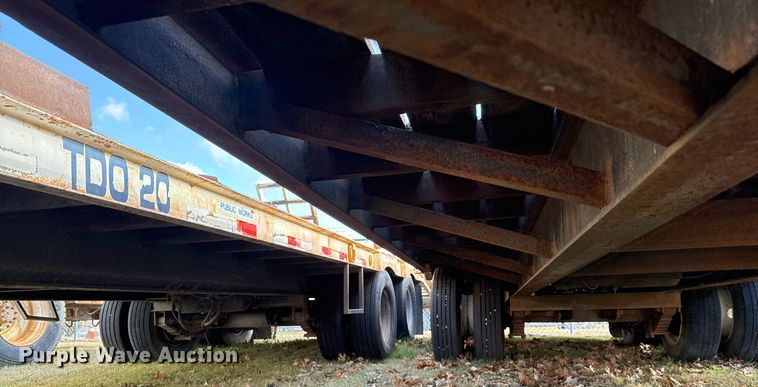 image for item EG7964 2012 Belshe BDT25 equipment trailer