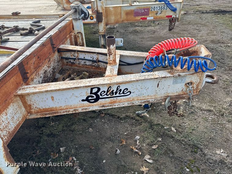 image for item EG7964 2012 Belshe BDT25 equipment trailer