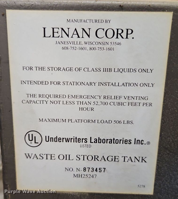 image for item EI8594 Lanair MH25247 waste oil heater