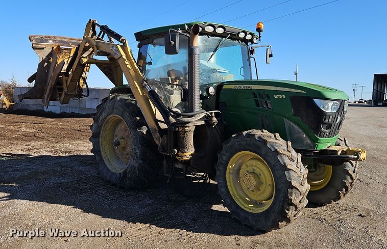 image for item EI8599 2013 John Deere 6115R MFWD tractor