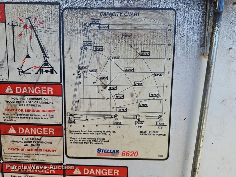 image for item EI8600 2004 Ford F550 Super Duty XL utility / service truck