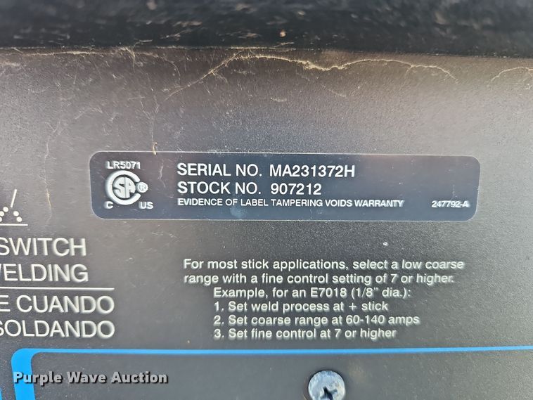 image for item EI8601 Miller Bobcat welder/generator