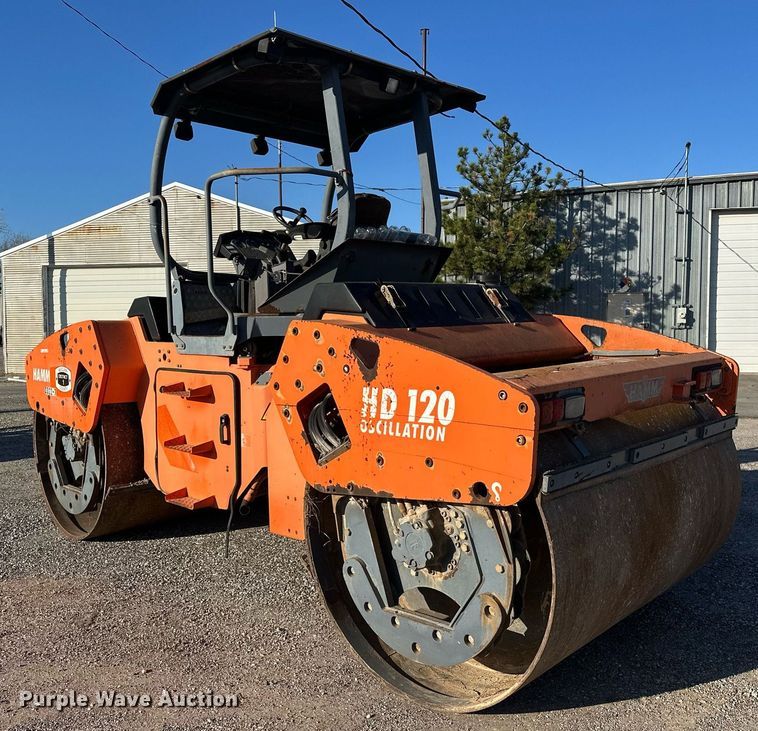 image for item EJ5277 2006 Hamm HD120 double drum vibratory roller