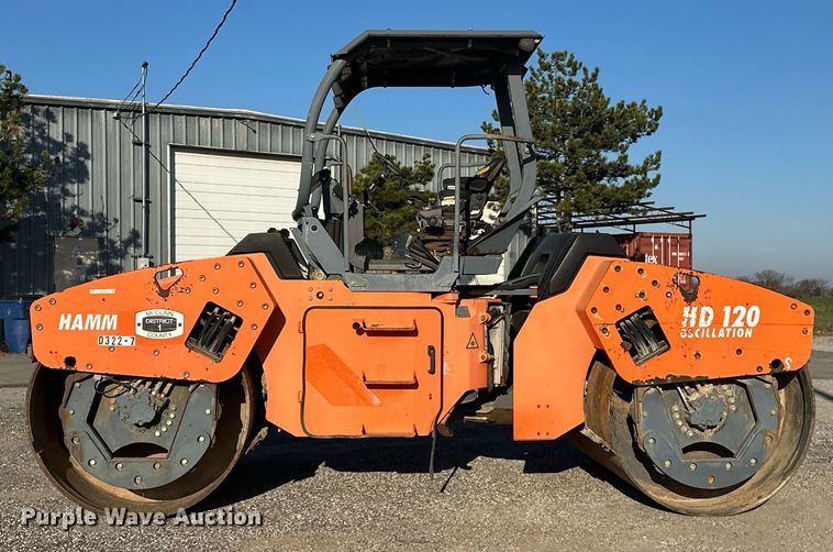 image for item EJ5277 2006 Hamm HD120 double drum vibratory roller