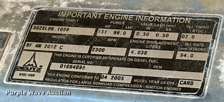 image for item EJ5277 2006 Hamm HD120 double drum vibratory roller