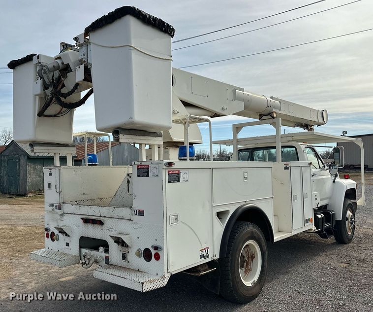 image for item EJ5291 1993 Ford F800 bucket truck