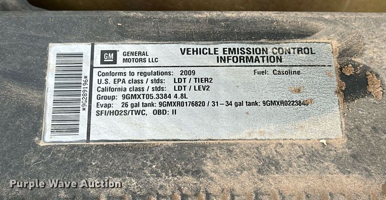 image for item EJ5292 2009 Chevrolet Silverado 1500 Crew Cab pickup truck