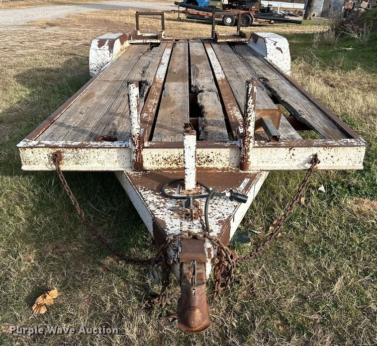 image for item EJ5293 1991 Shop built  utility trailer