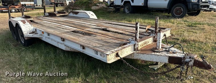 image for item EJ5293 1991 Shop built  utility trailer