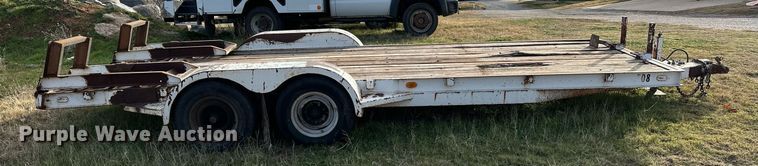 image for item EJ5293 1991 Shop built  utility trailer