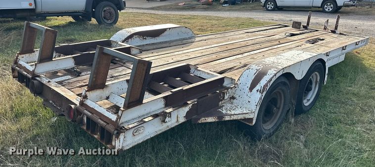 image for item EJ5293 1991 Shop built  utility trailer