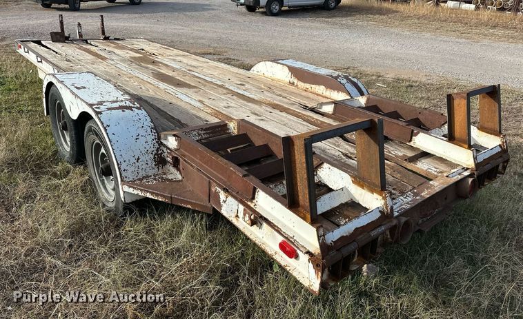 image for item EJ5293 1991 Shop built  utility trailer