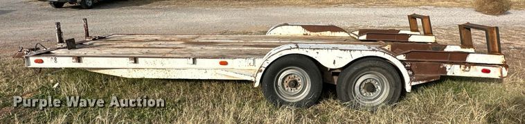 image for item EJ5293 1991 Shop built  utility trailer