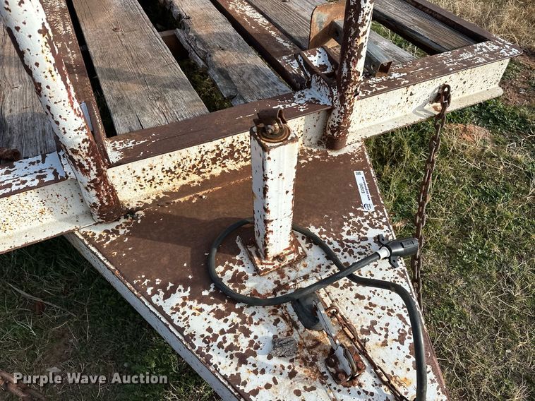 image for item EJ5293 1991 Shop built  utility trailer