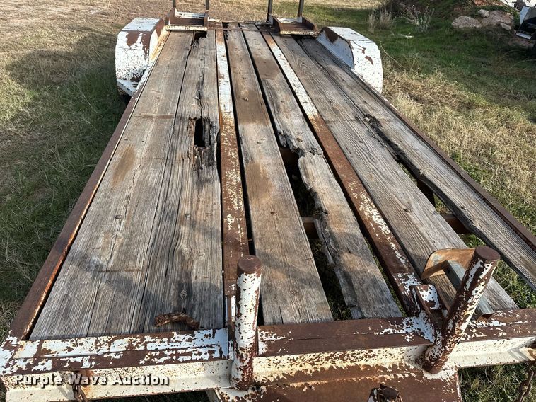 image for item EJ5293 1991 Shop built  utility trailer