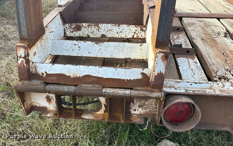 image for item EJ5293 1991 Shop built  utility trailer