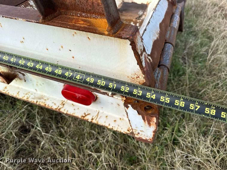 image for item EJ5293 1991 Shop built  utility trailer