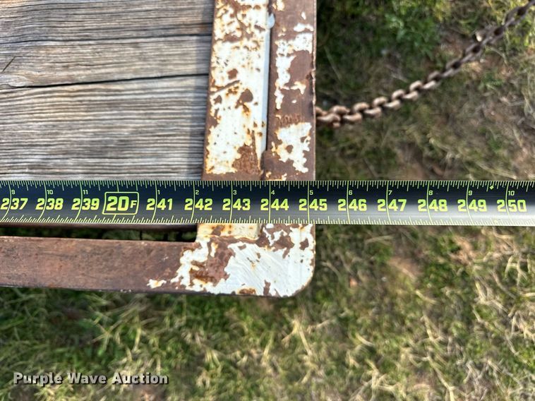 image for item EJ5293 1991 Shop built  utility trailer