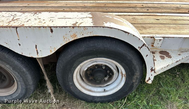 image for item EJ5293 1991 Shop built  utility trailer