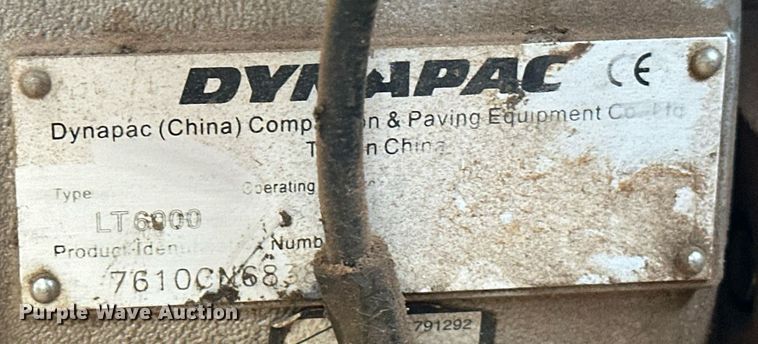 image for item EJ5308 Dynapac LT6000 plate compactor