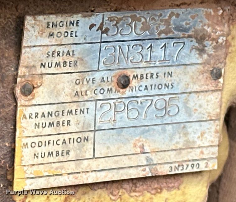 image for item ER1025 1973 Caterpillar D6C dozer