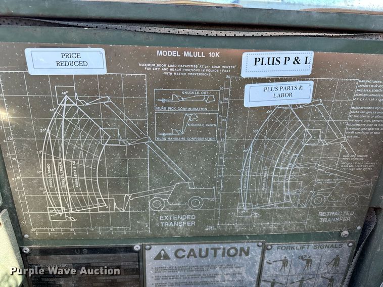 image for item ER1039 1990 Lull MLULL 10K telehandler