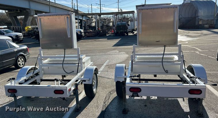 image for item NJ9690 (2) Kustom Signals Smart radar trailers