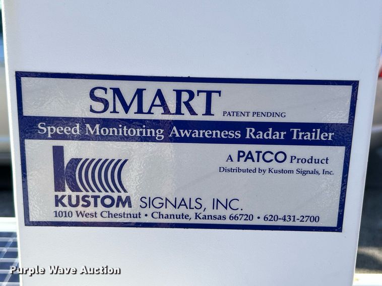 image for item NJ9690 (2) Kustom Signals Smart radar trailers