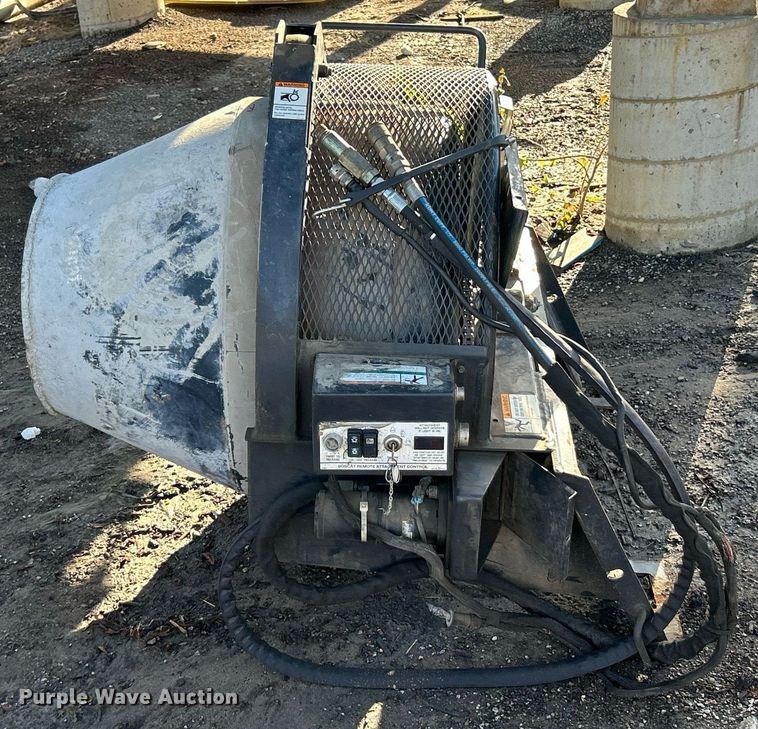 image for item NJ9692 Bobcat skid steer concrete mixer