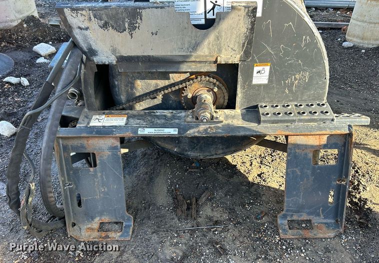 image for item NJ9692 Bobcat skid steer concrete mixer