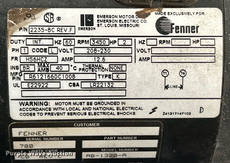image for item NJ9705 Eagle TP015 two post lift