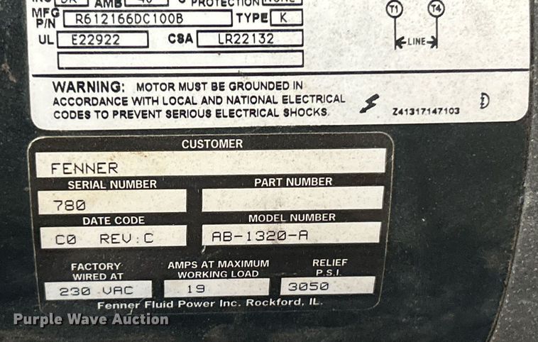 image for item NJ9705 Eagle TP015 two post lift