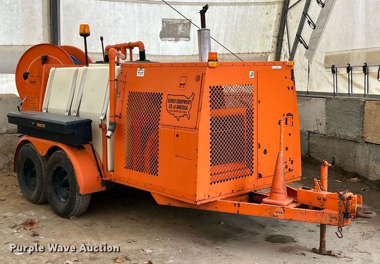 image for item NJ9706 Sewer Equipment of America 747 FR2000 vacuum trailer