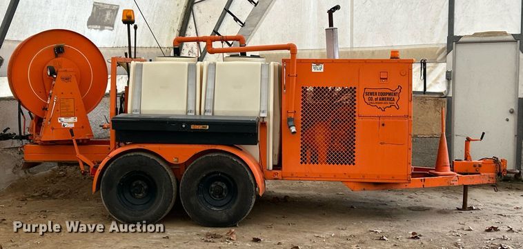 image for item NJ9706 Sewer Equipment of America 747 FR2000 vacuum trailer