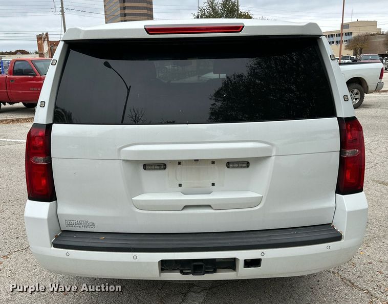 image for item NQ9102 2016 Chevrolet Tahoe Police  SUV