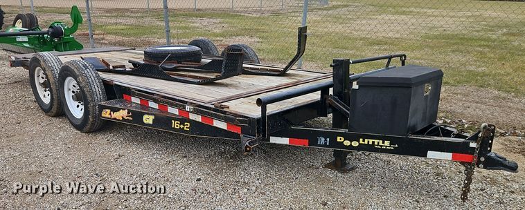 image for item NT9148 2017 Doo little  GT16+2 tilt deck equipment trailer