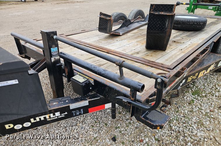 image for item NT9148 2017 Doo little  GT16+2 tilt deck equipment trailer