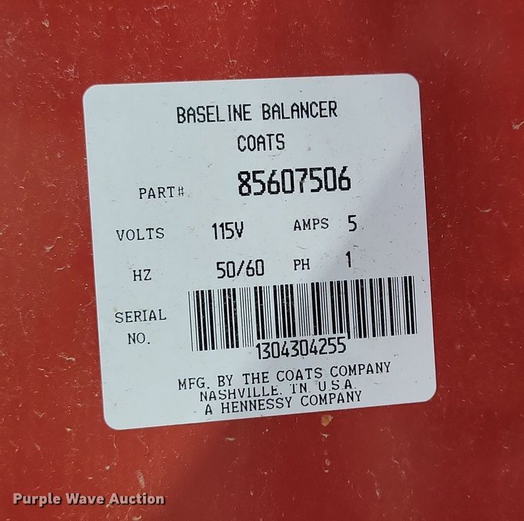 image for item OH9443 Coats Baseline 225 wheel balancer