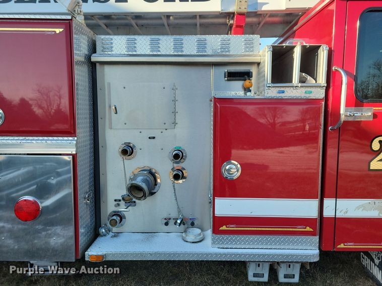 image for item OH9480 1989 Spartan Grumman Quint fire truck