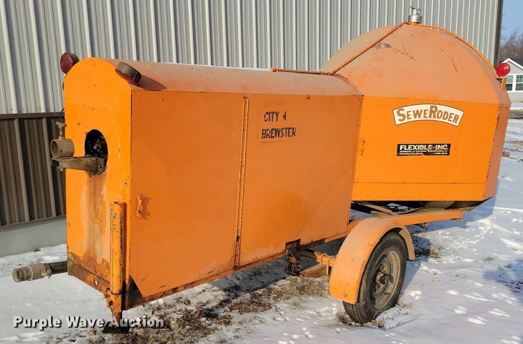 image for item OH9486 Sewer Roder sewer rodder trailer