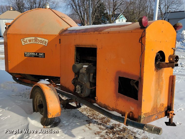 image for item OH9486 Sewer Roder sewer rodder trailer