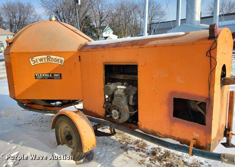 image for item OH9486 Sewer Roder sewer rodder trailer