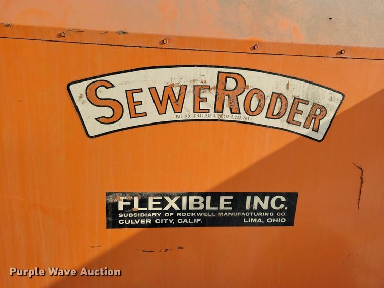 image for item OH9486 Sewer Roder sewer rodder trailer