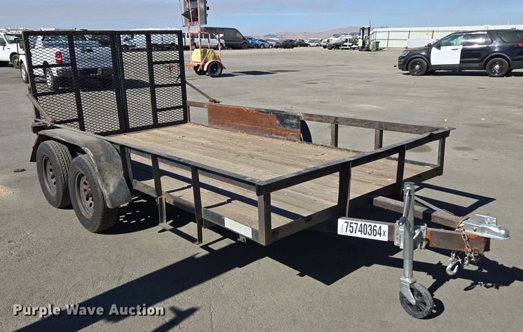image for item YA0101 1999 Carson utility trailer