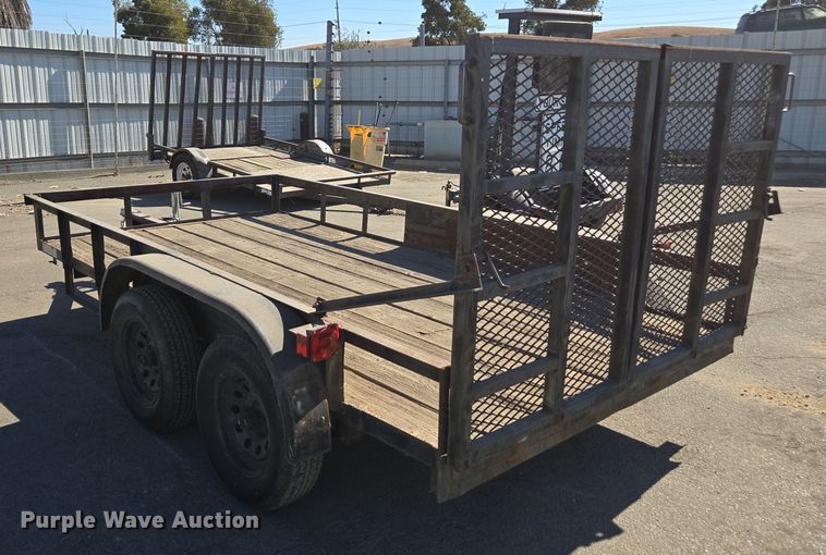 image for item YA0101 1999 Carson utility trailer
